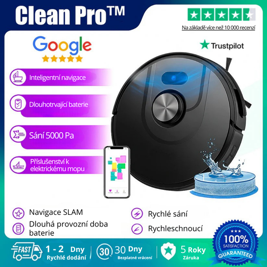 Set Robot Inteligentní 3 v 1 CleanPro™ - (KONEČNÁ LIKVIDACE)