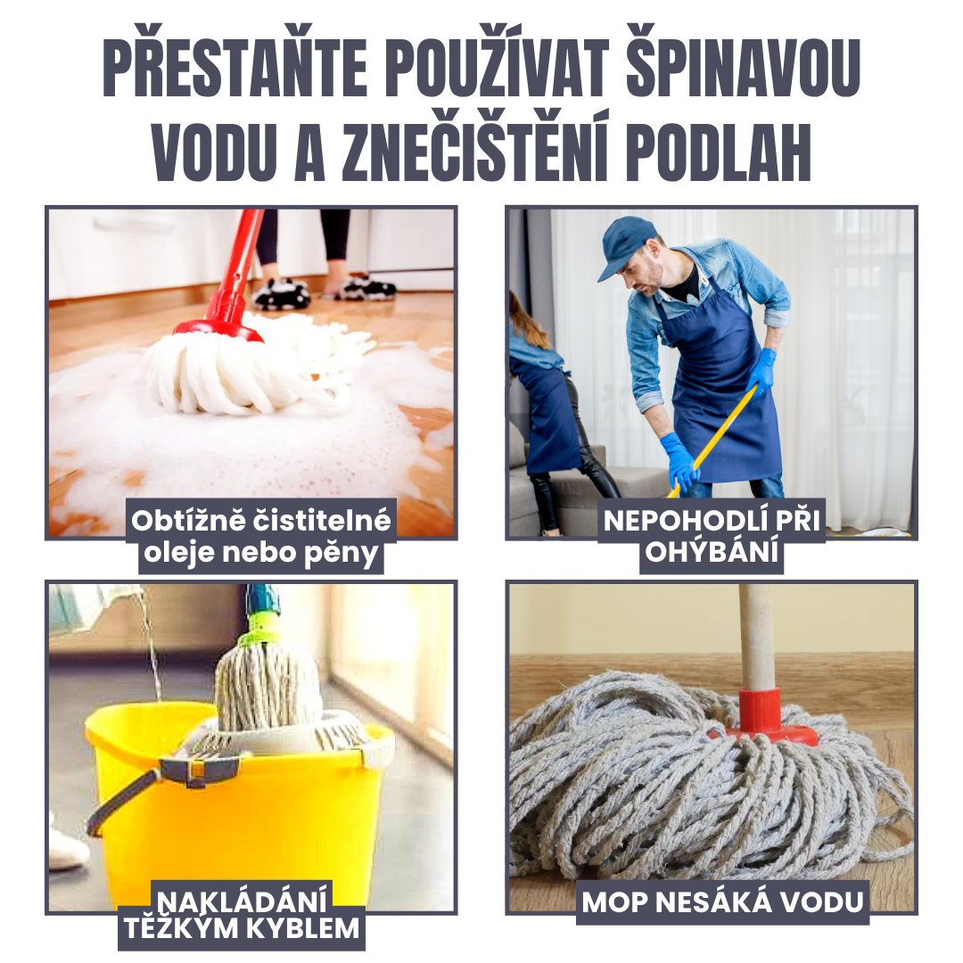 Trojúhelníková Mop 360º