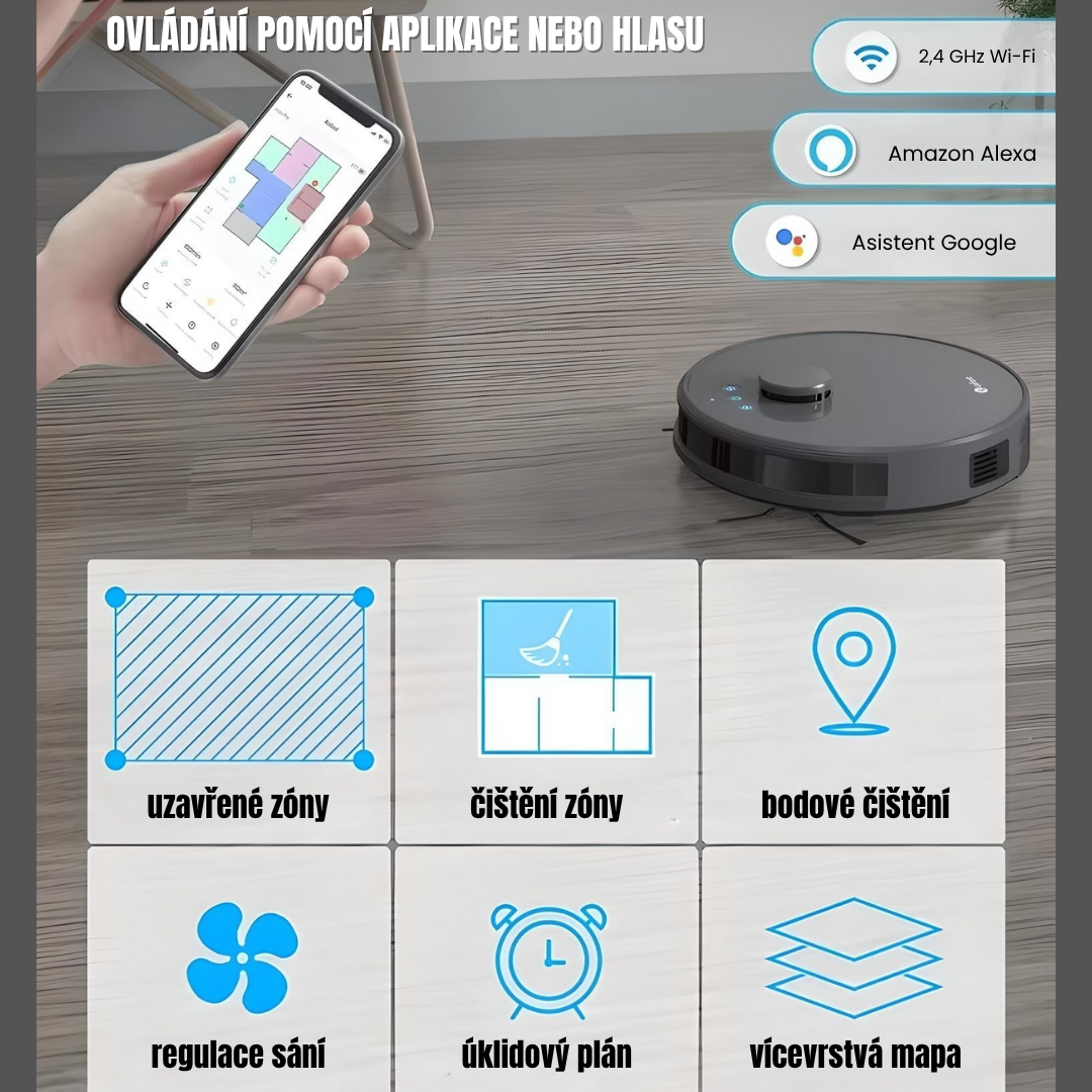 Set Robot Inteligentní 3 v 1 CleanPro™ - (KONEČNÁ LIKVIDACE)