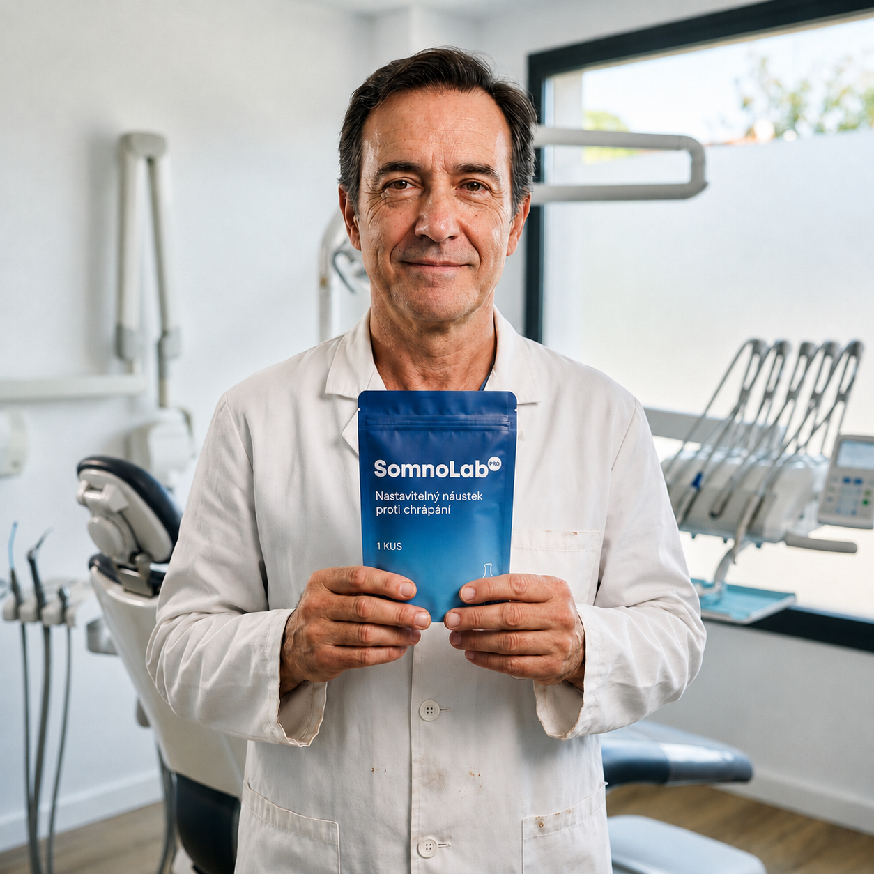 1+1 ZDARMA DNES! Zbavte se chrápání už od první noci – SomnoLab (+ hygienické ochranné pouzdro ZDARMA)