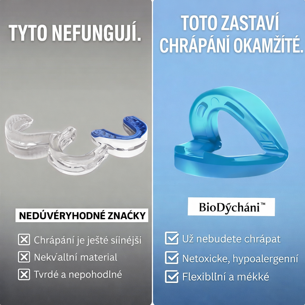 1+1 ZDARMA POUZE DNES! l Jediná dlaha proti chrápání, která vyřeší vaše chrápání a problémy se spánkem l 30 nocí na vyzkoušení - BioDýchání™